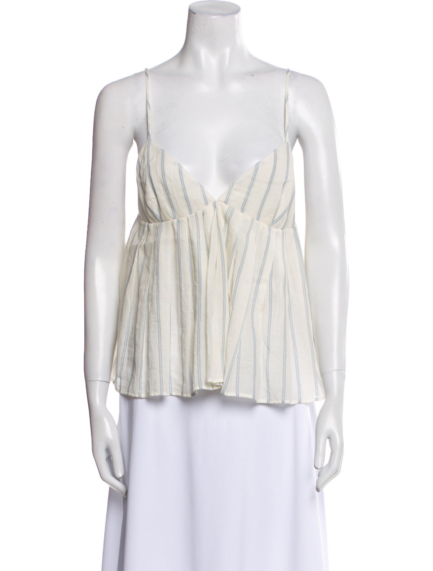 Brock Collection V-Neck Sleeveless Blouse