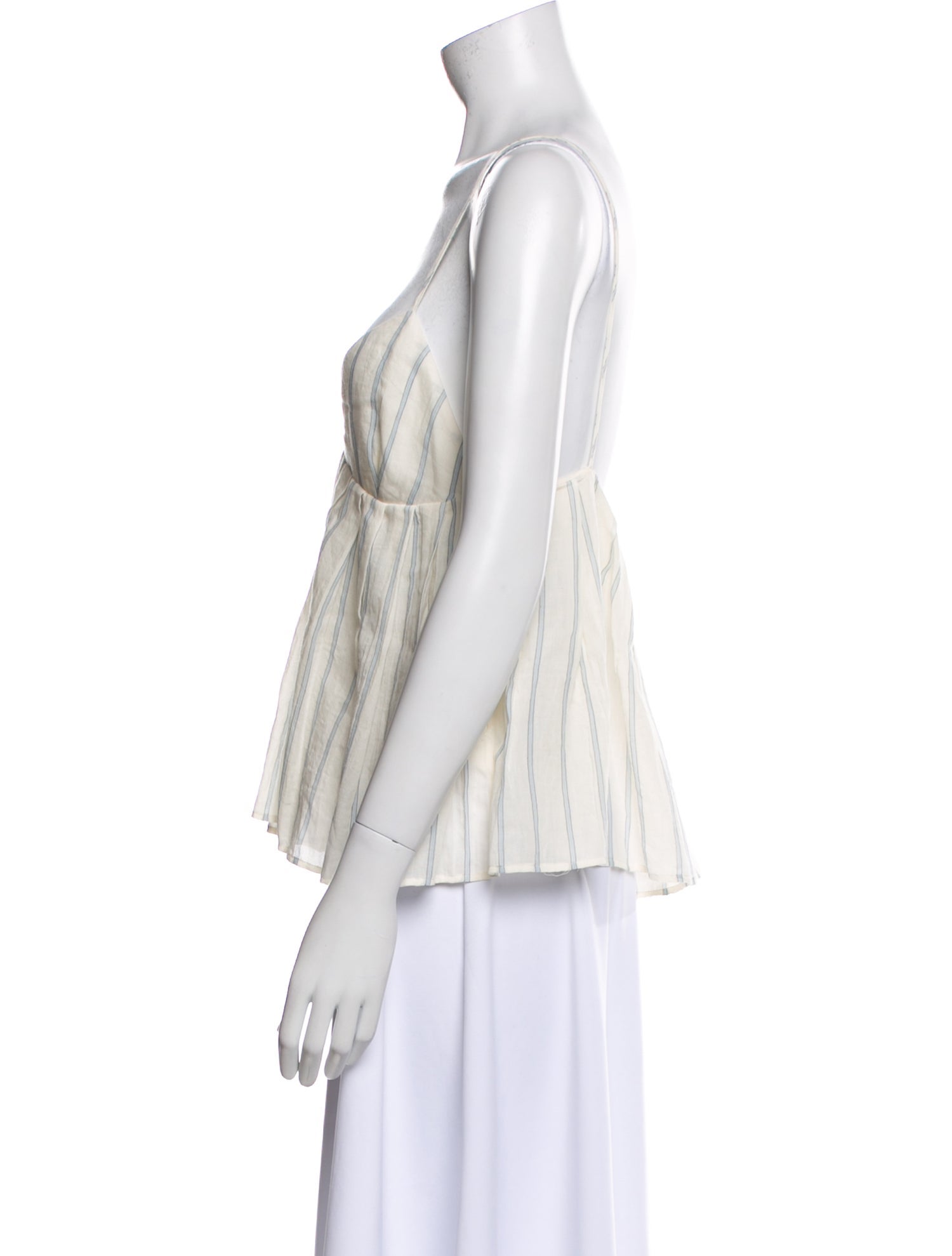 Brock Collection V-Neck Sleeveless Blouse