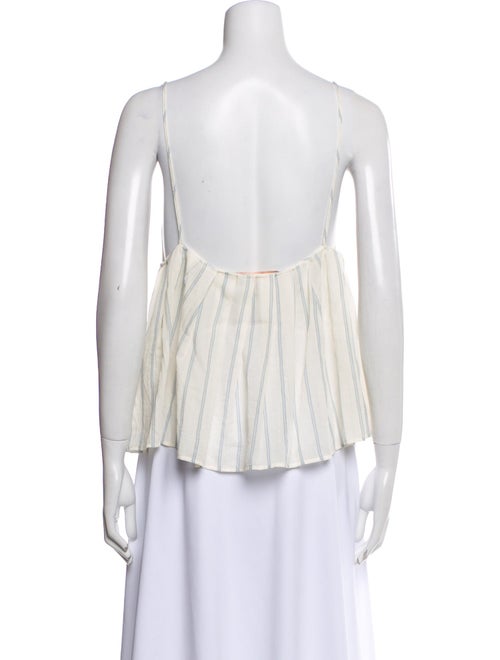 Brock Collection V-Neck Sleeveless Blouse