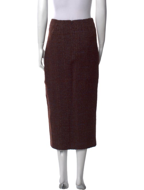 Brock Collection Floral Print Midi Length Skirt