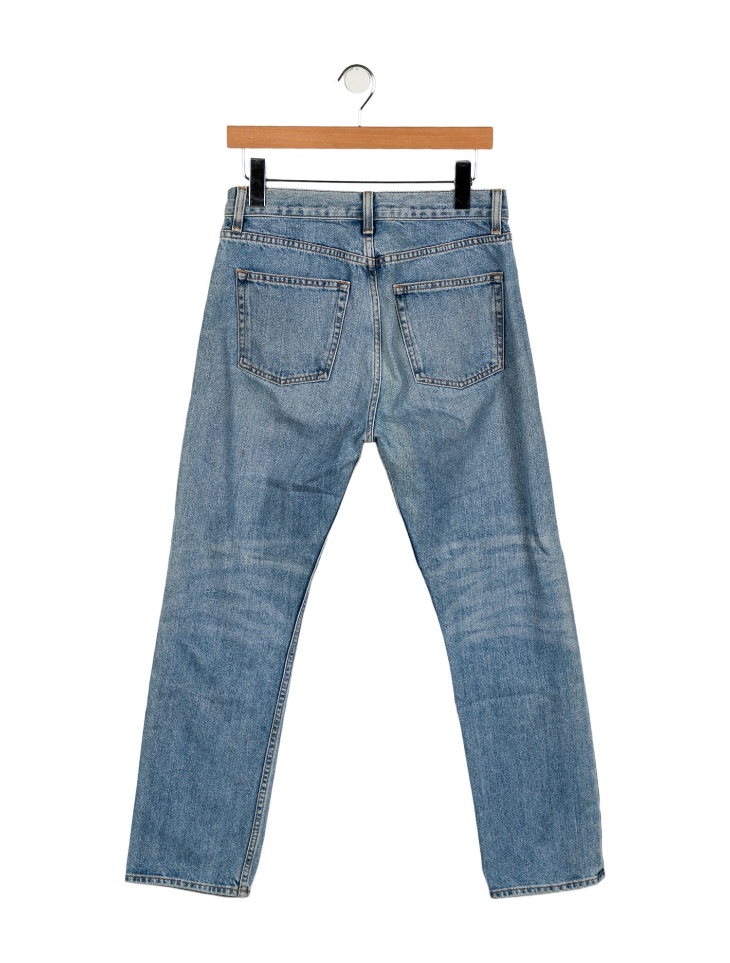 Brock Collection High-Rise Straight Leg Jeans