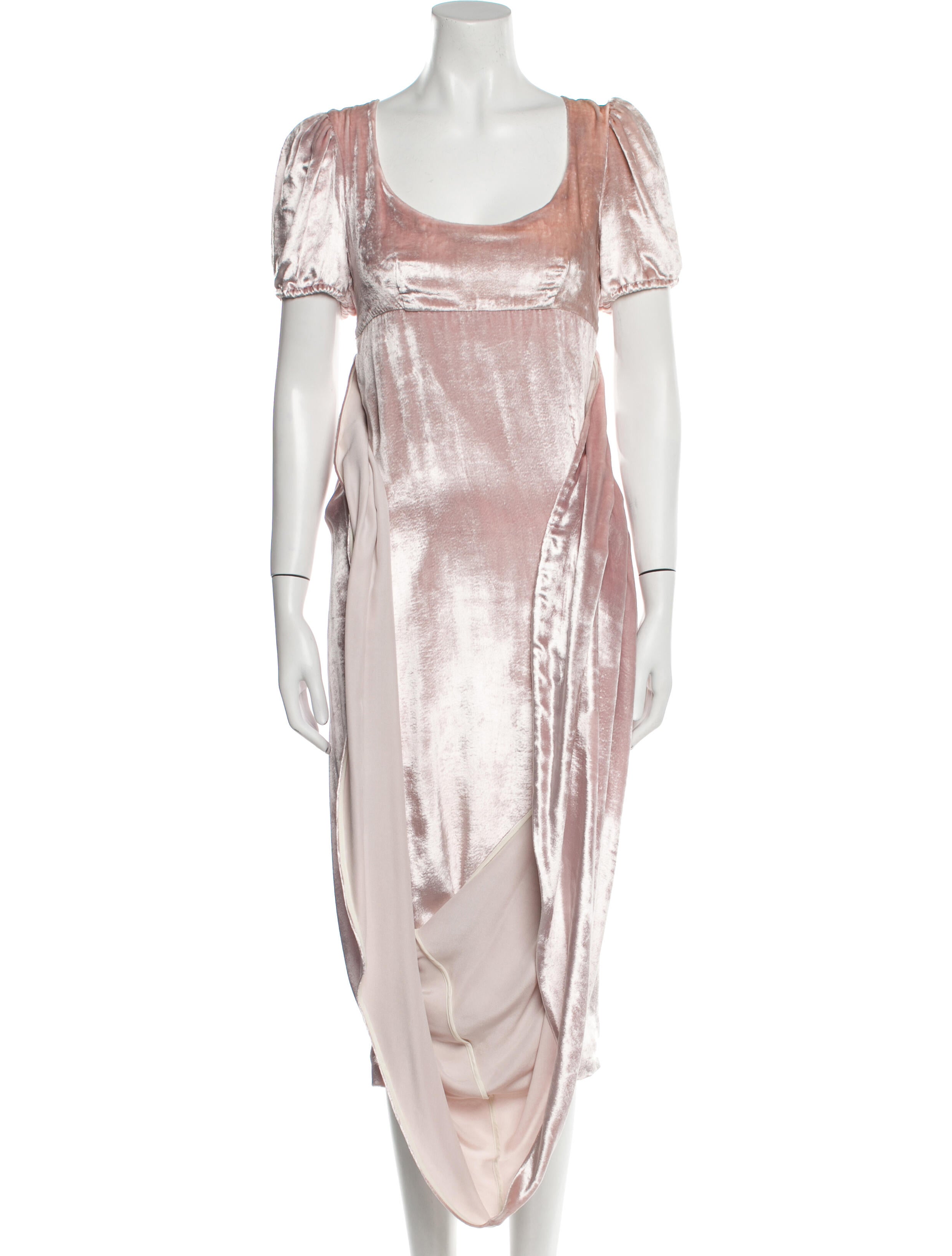 Brock Collection Scoop Neck Long Dress