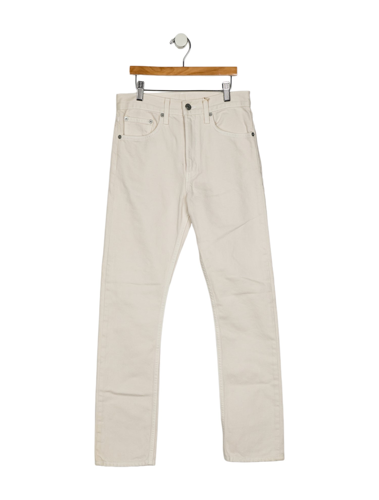 Brock Collection Mid-Rise Straight Leg Jeans