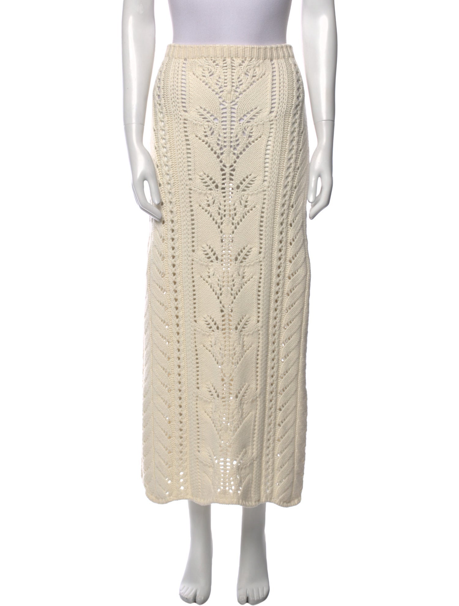 Brock Collection Wool Midi Length Skirt