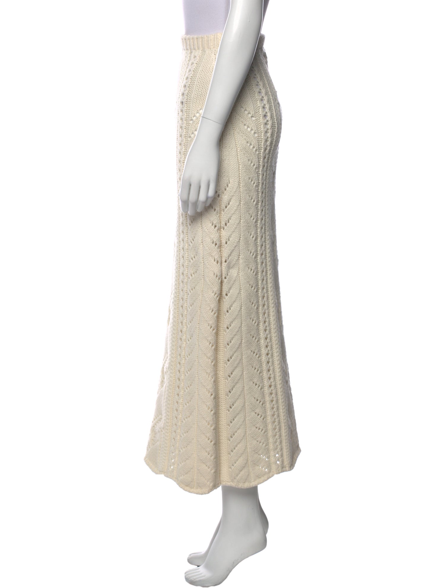 Brock Collection Wool Midi Length Skirt