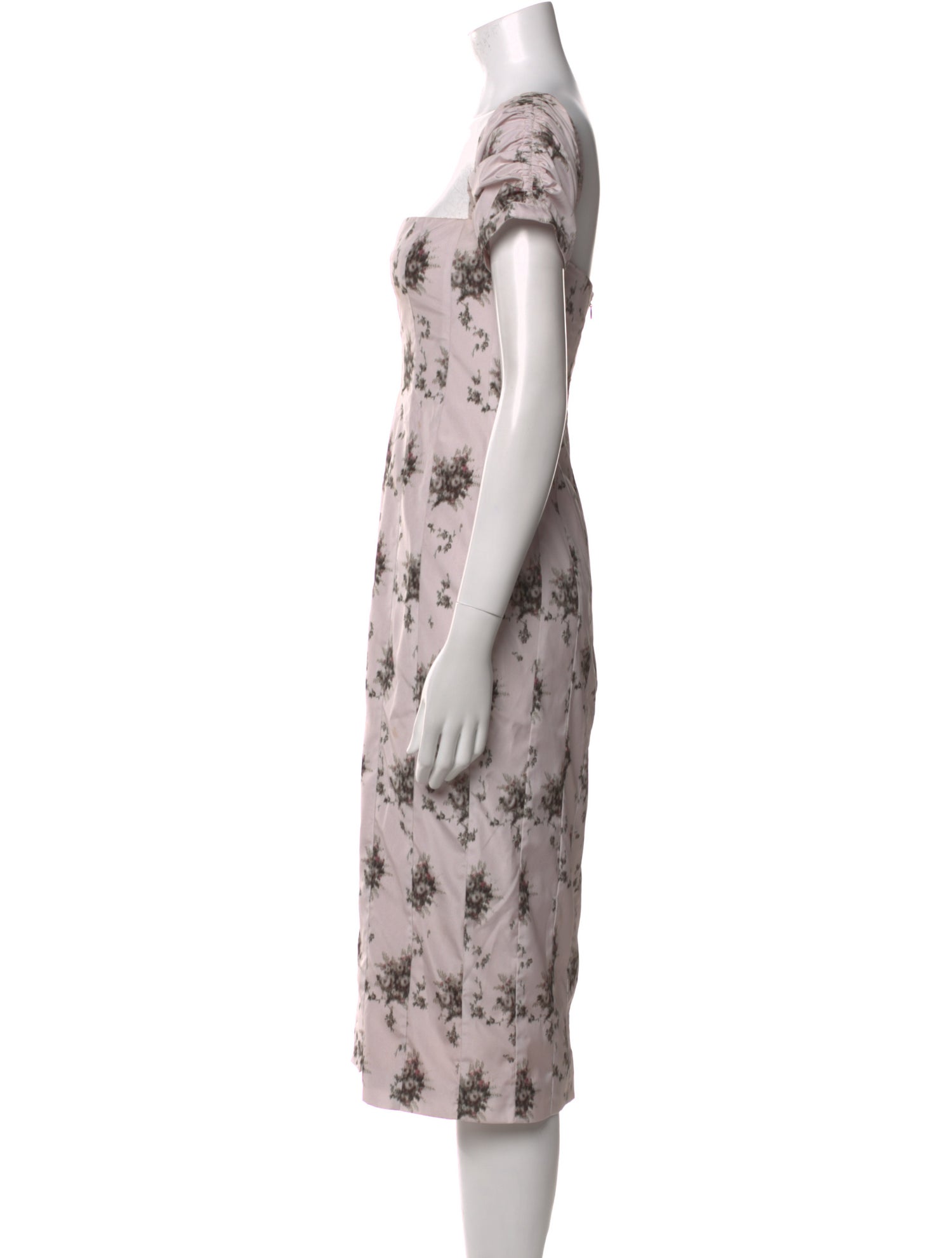 Brock Collection Floral Print Midi Length Dress