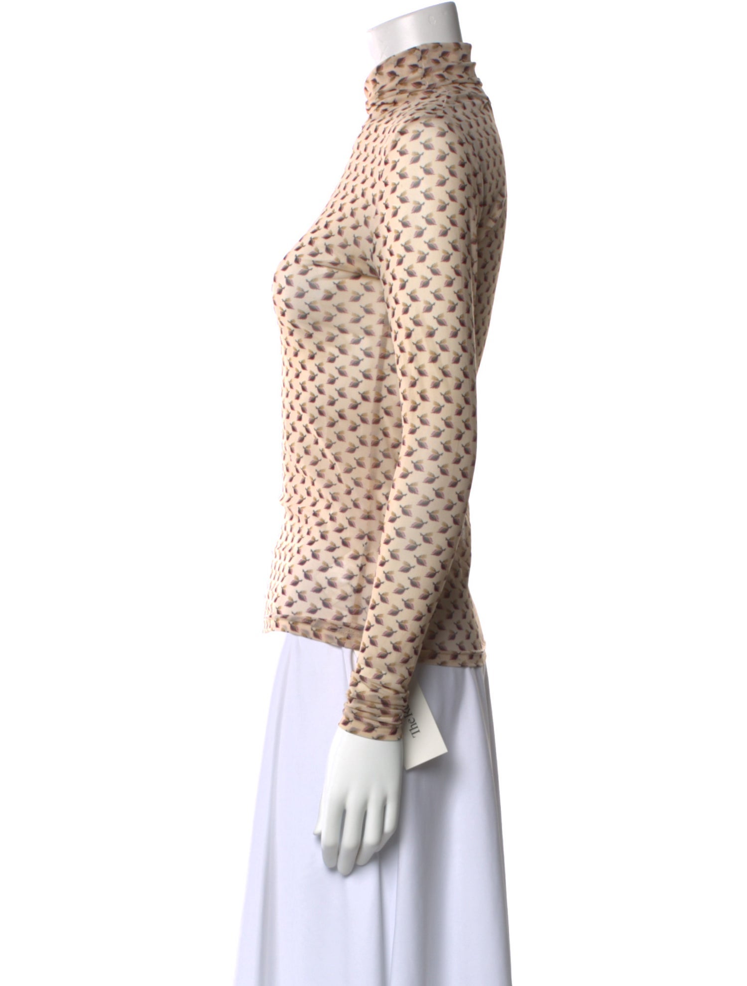 Brock Collection Printed Turtleneck Blouse