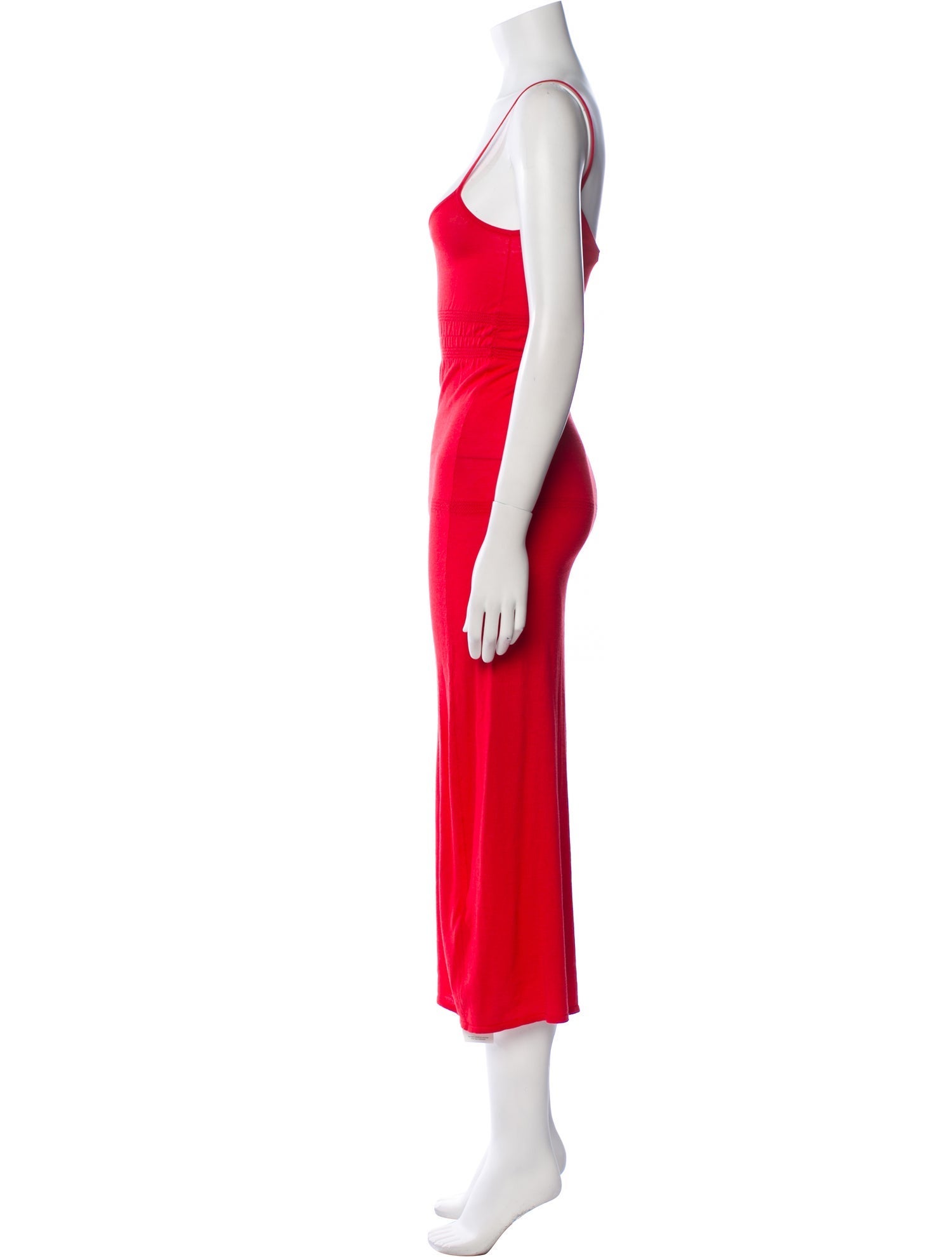 Brock Collection Square Neckline Long Dress