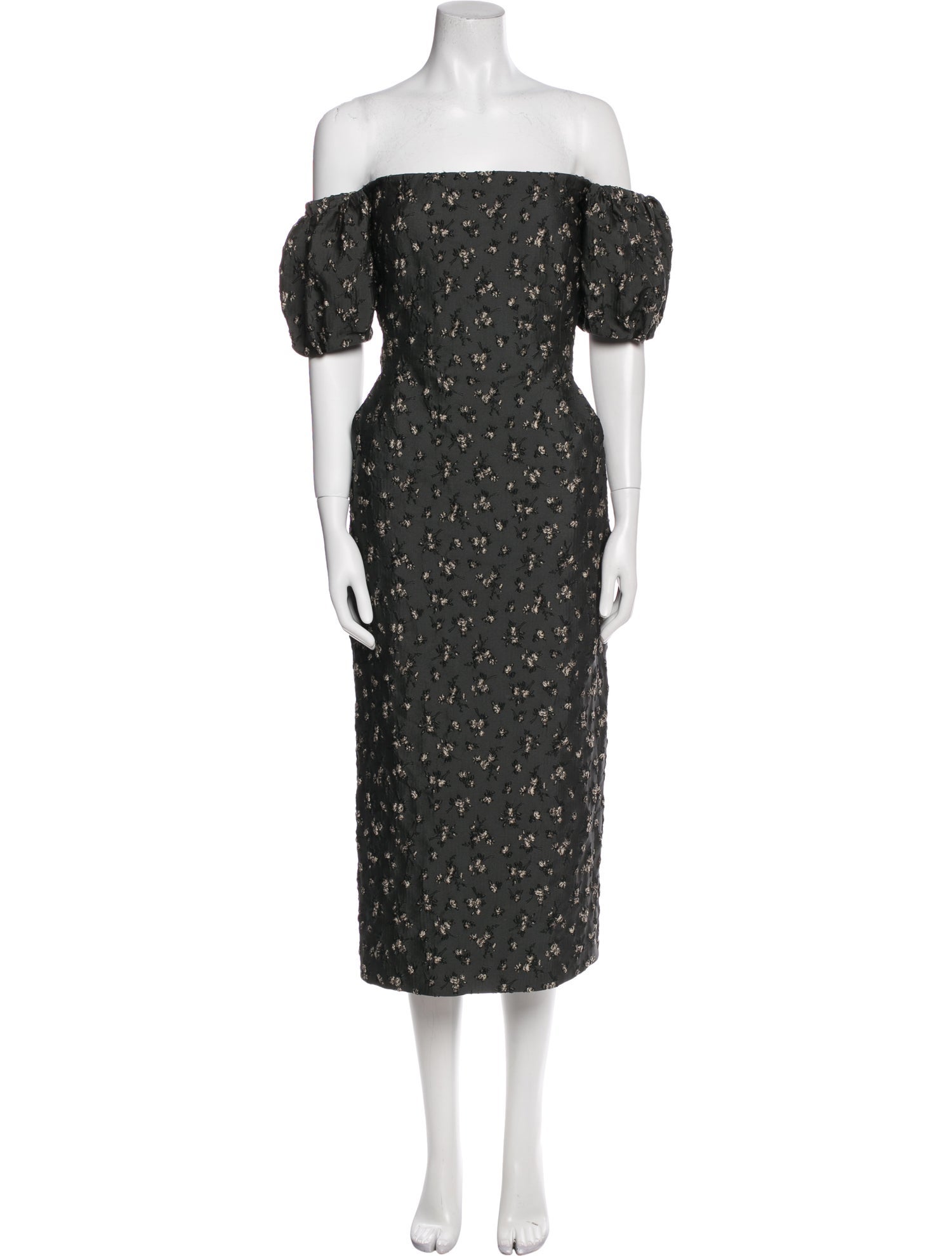 Brock Collection Printed Midi Length Dress