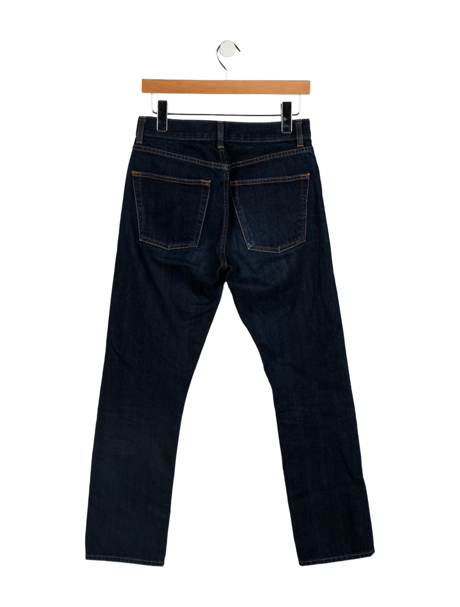 Brock Collection High-Rise Straight Leg Jeans