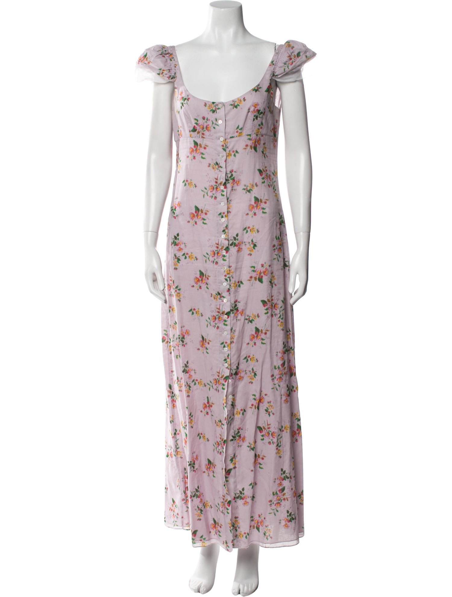 Brock Collection Floral Print Long Dress