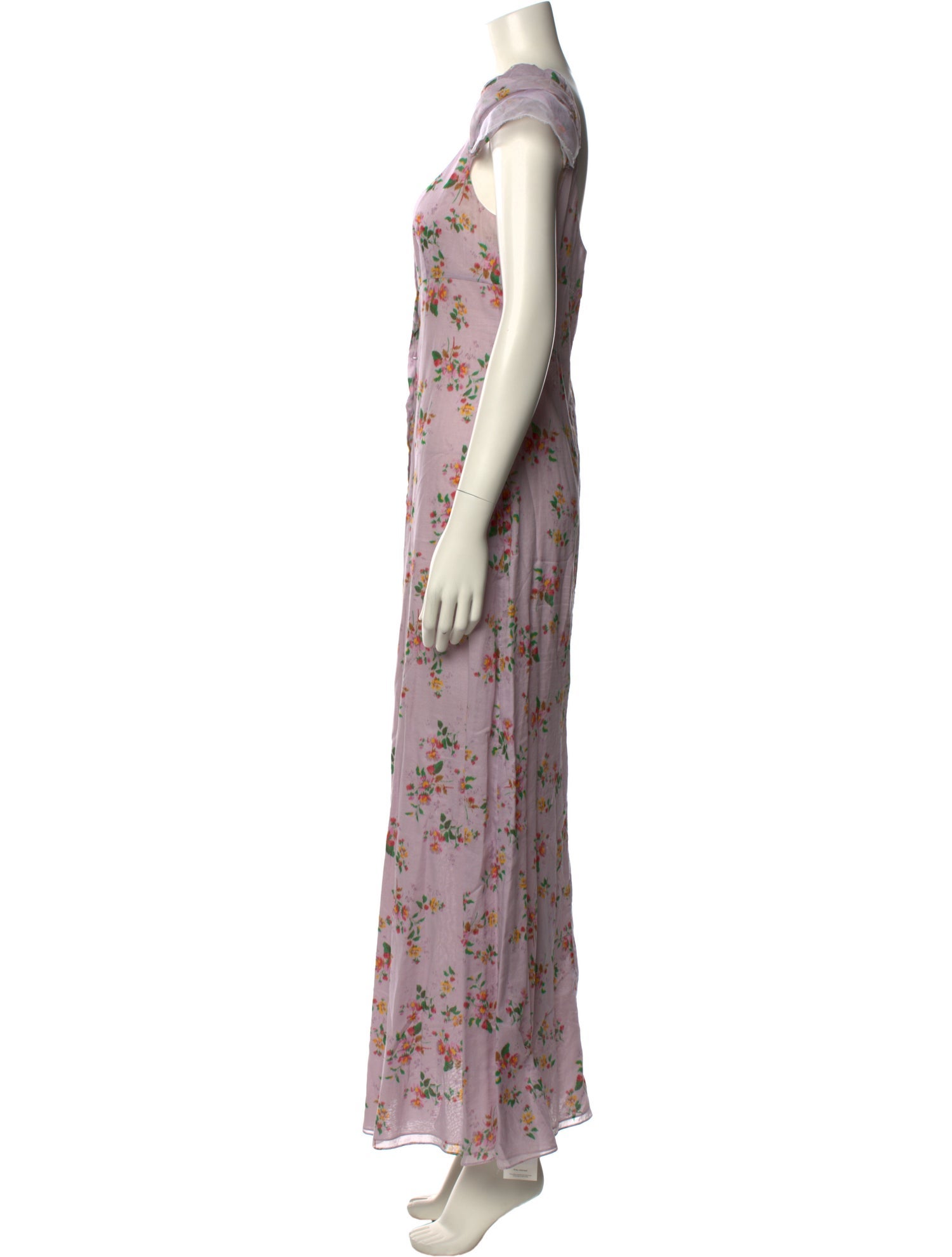 Brock Collection Floral Print Long Dress