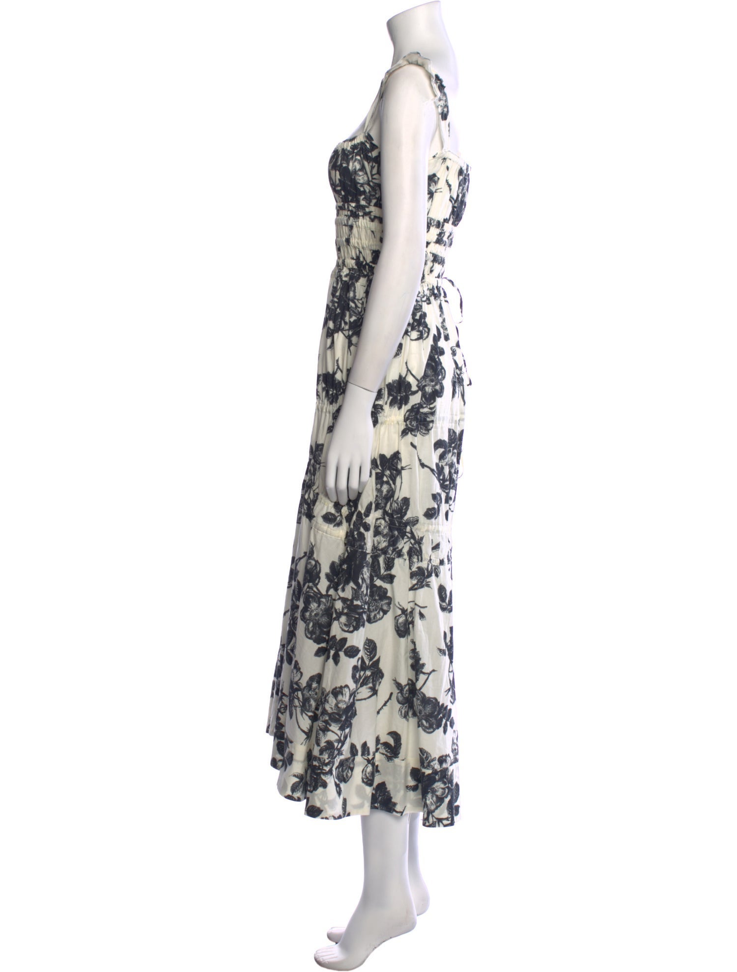 Brock Collection Floral Print Long Dress