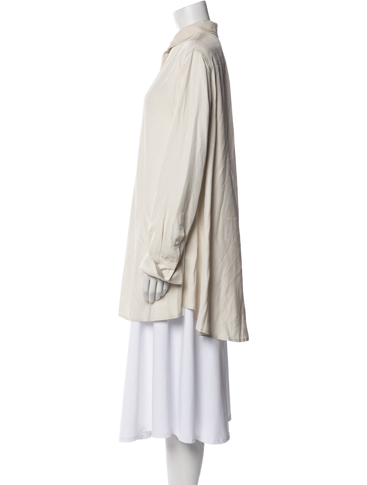 Brock Collection Silk Long Sleeve Tunic