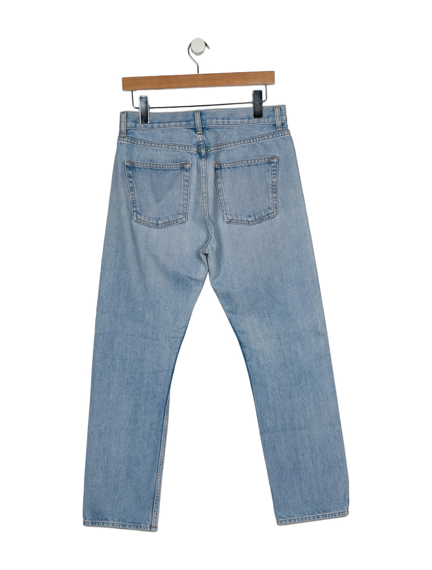Brock Collection High-Rise Straight Leg Jeans