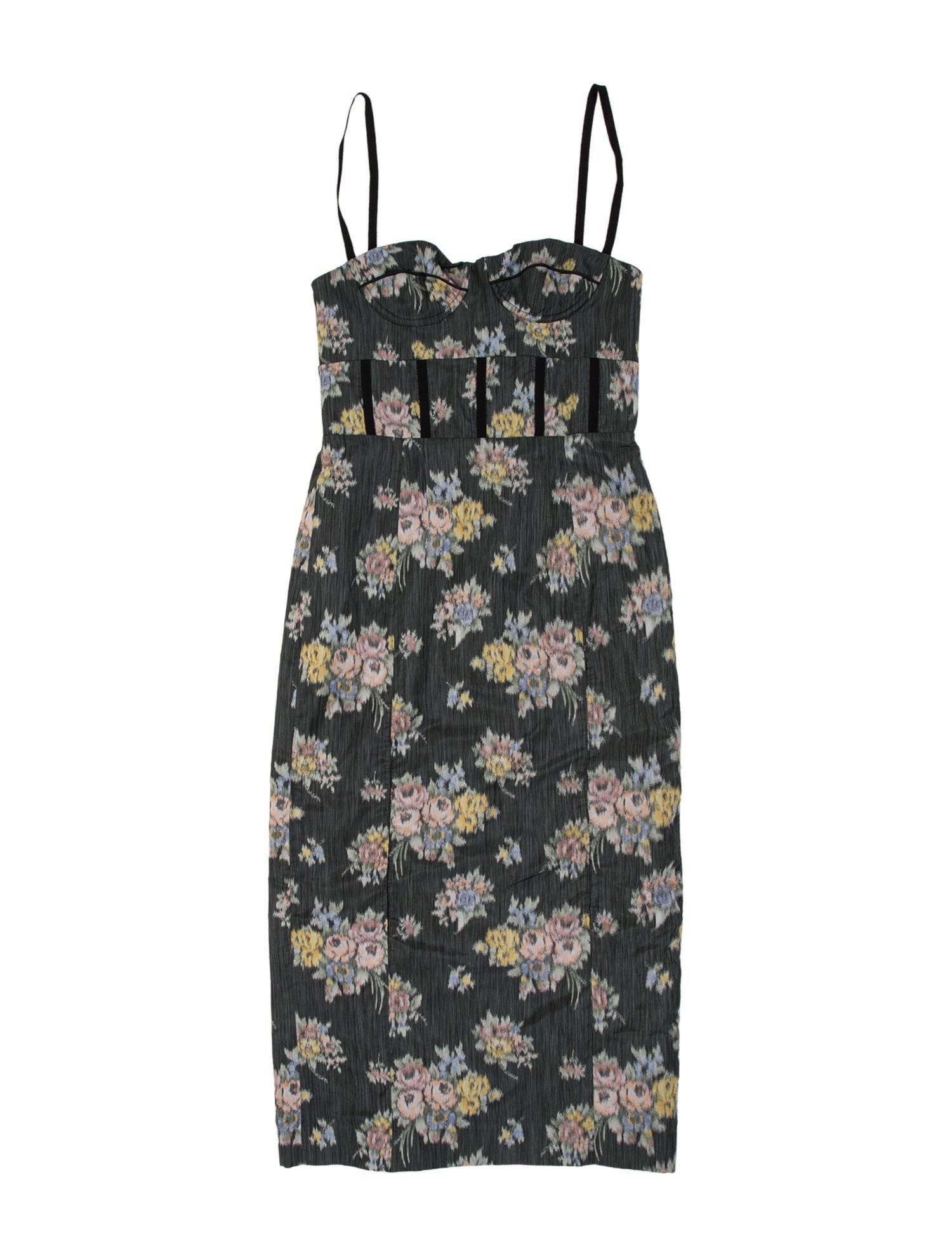 Brock Collection Floral Print Midi Length Dress w/ Tags
