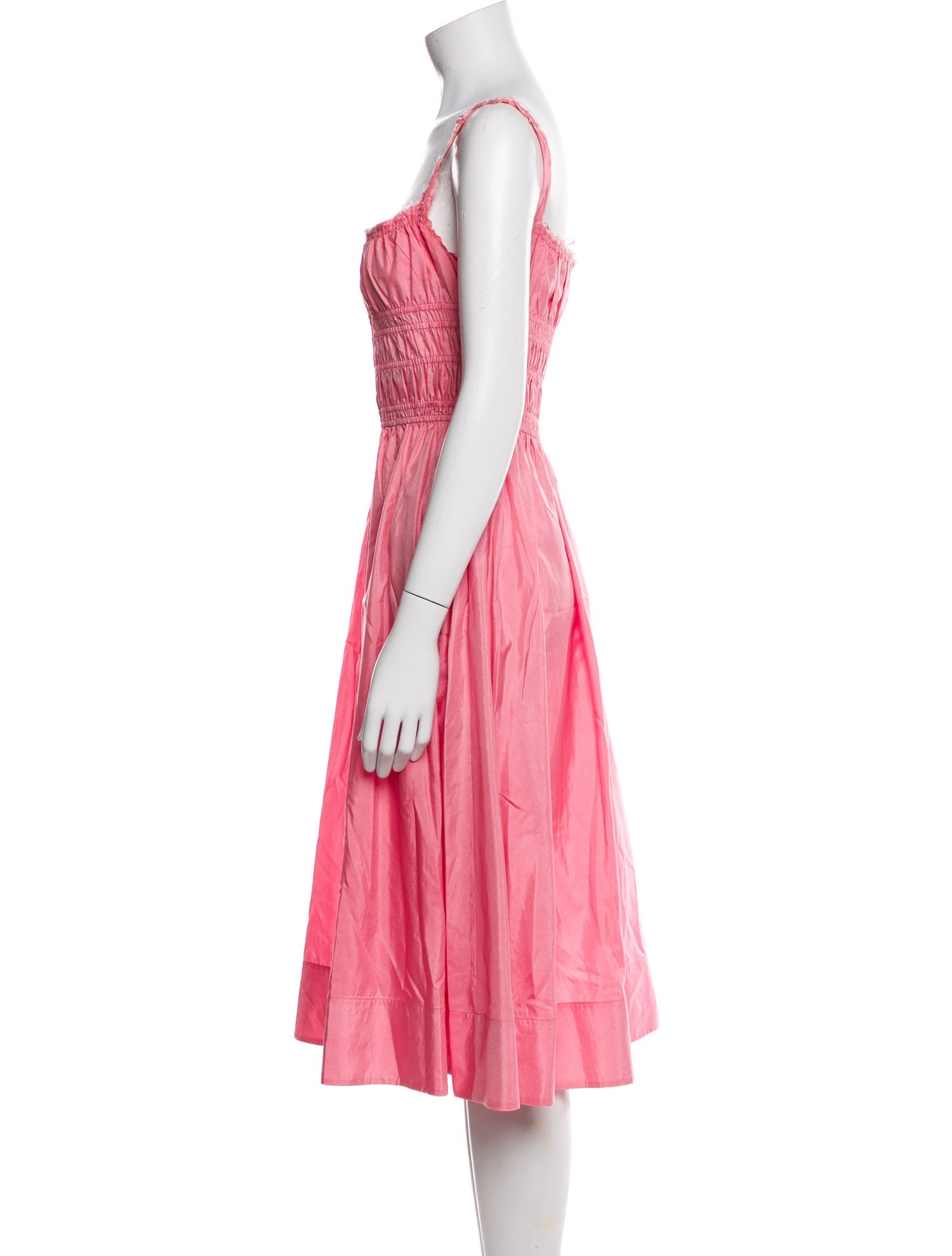 Brock Collection Square Neckline Midi Length Dress