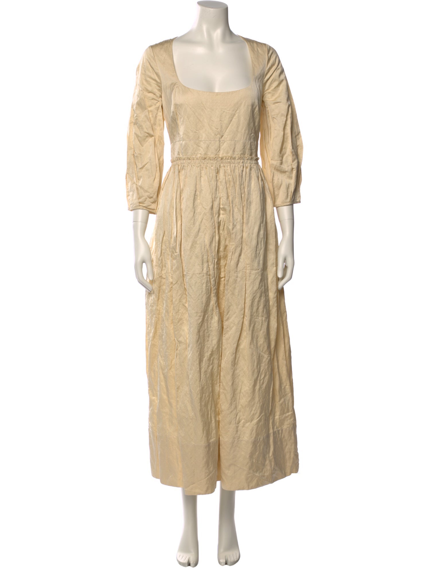 Brock Collection Square Neckline Long Dress