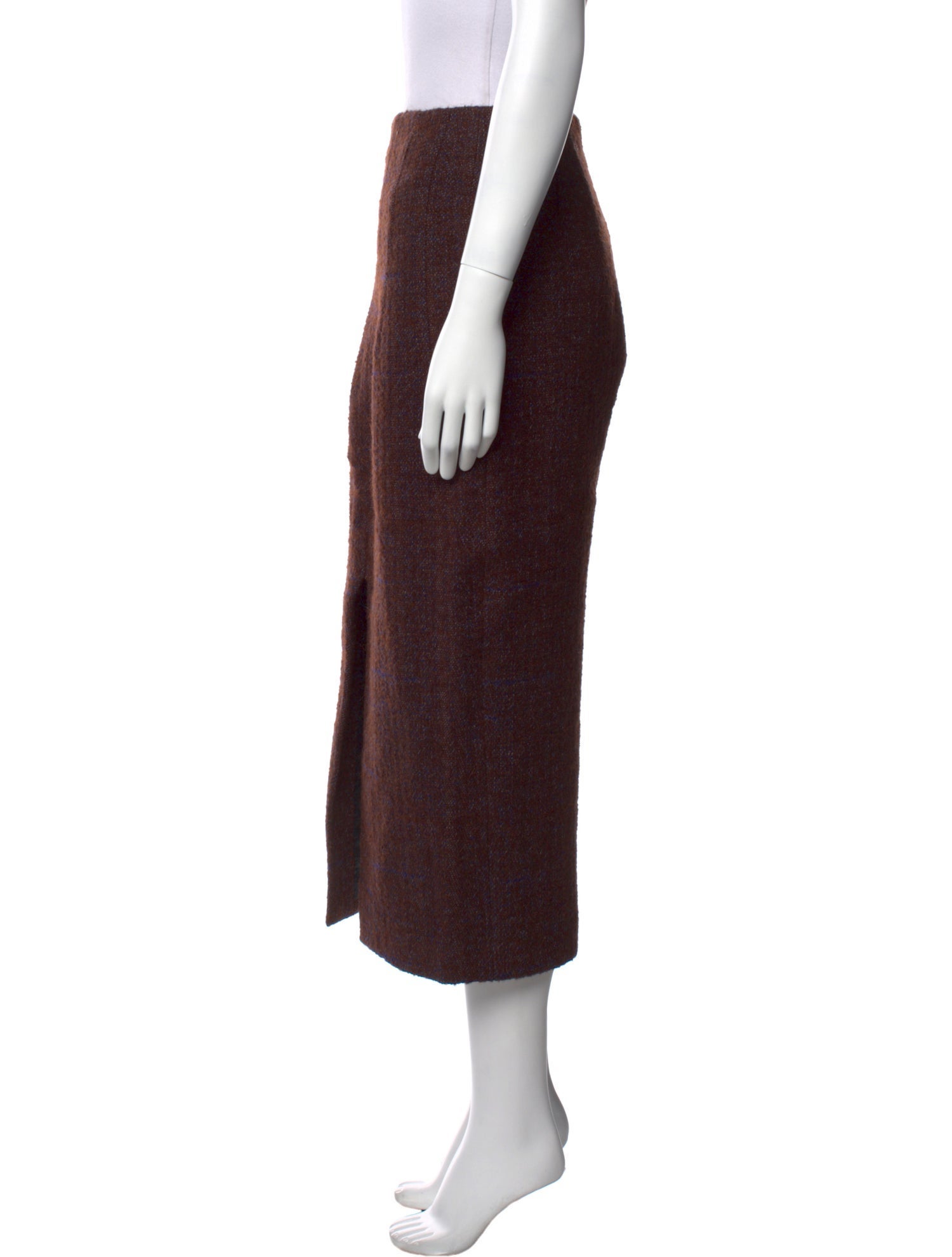 Brock Collection Floral Print Midi Length Skirt