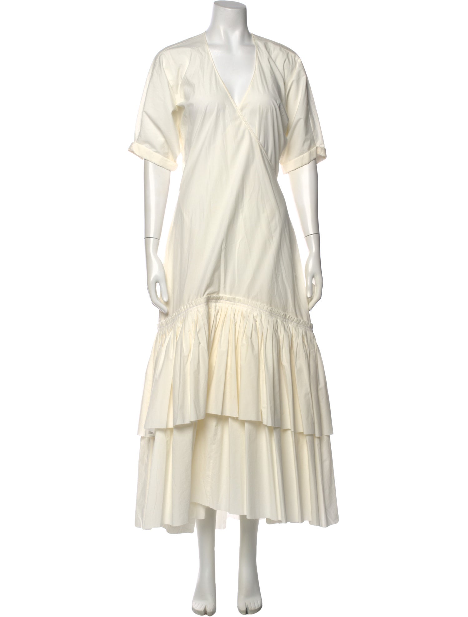 Brock Collection V-Neck Long Dress