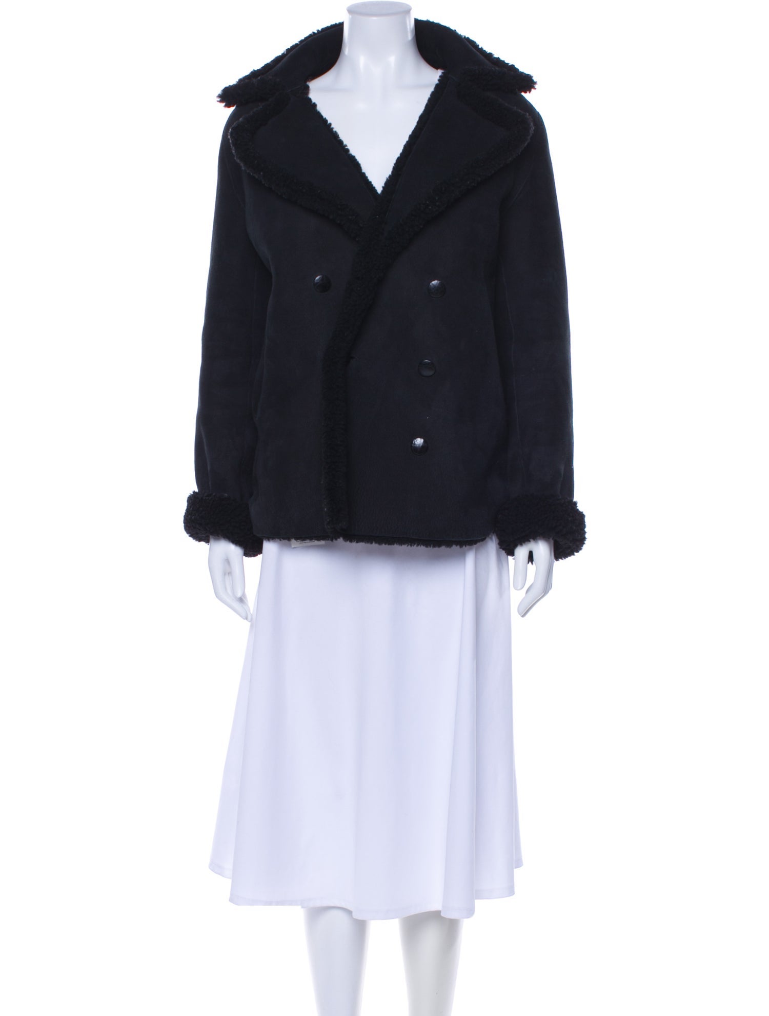 Brock Collection Shearling Fur Jacket