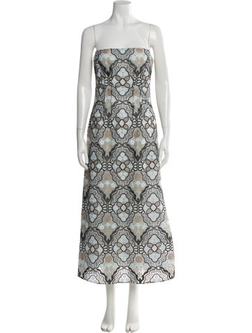 Pre-owned Brock Collection Printed Midi Length Dress