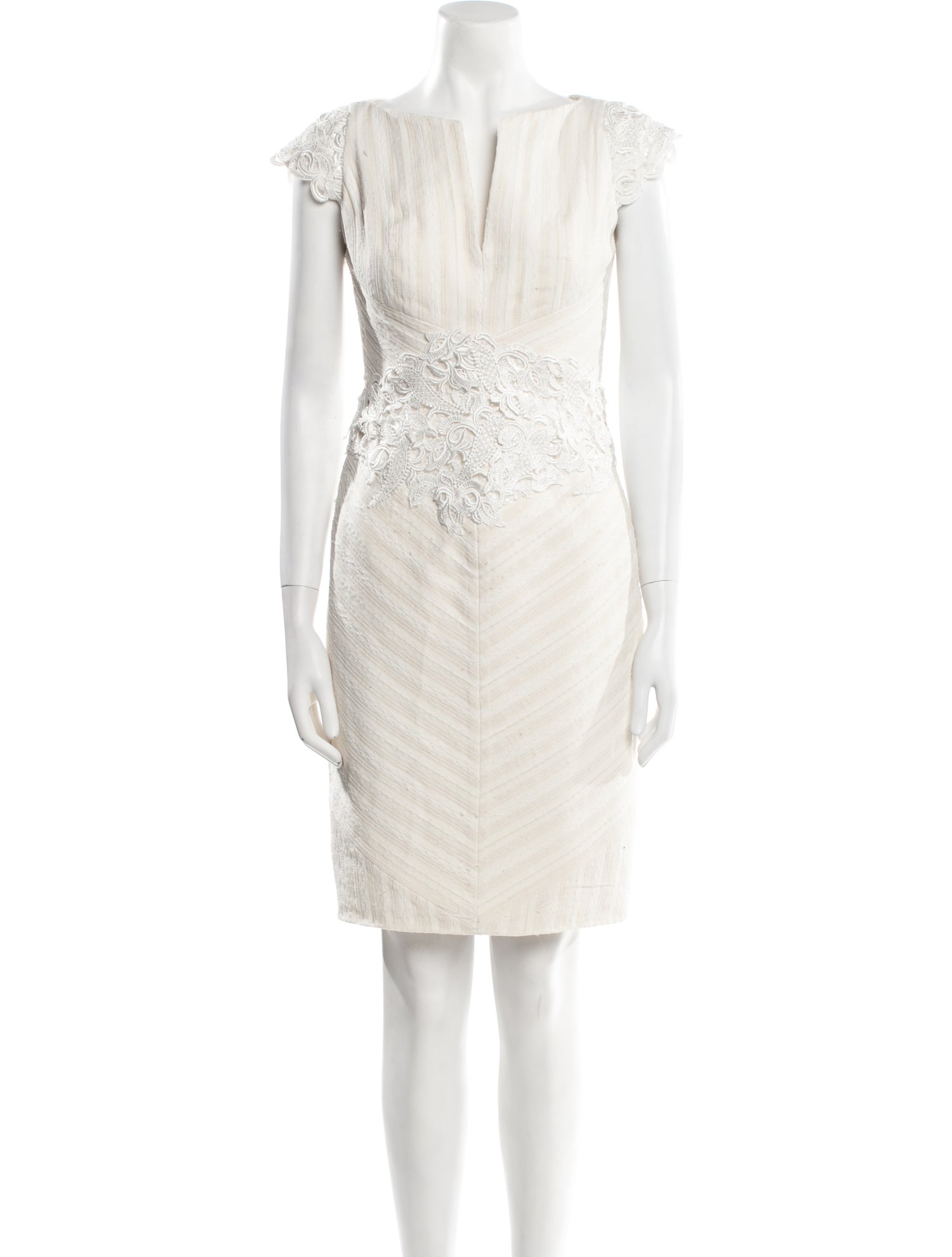 Tony Ward Nylon Knee-Length Dress