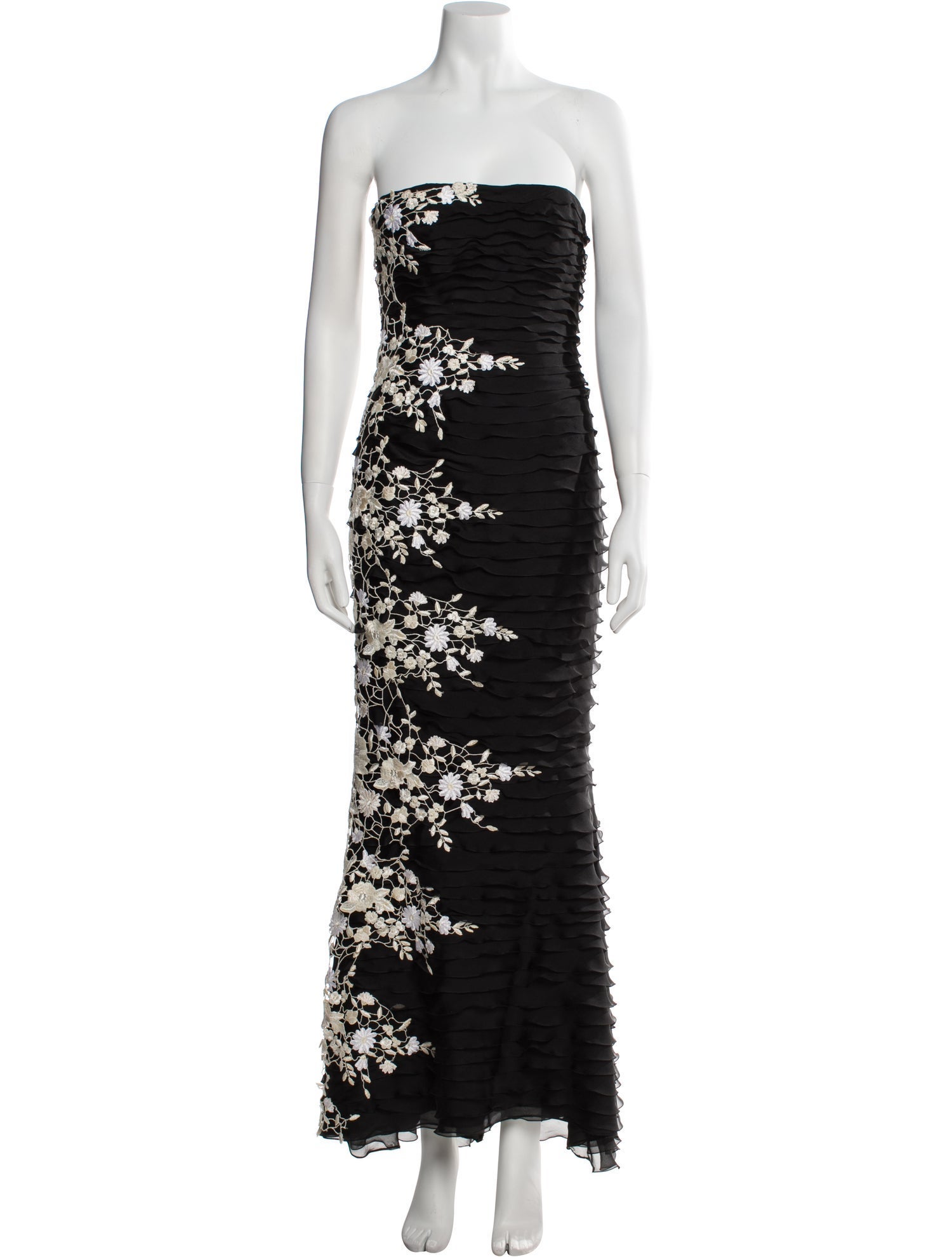 Tony Ward Silk Long Dress