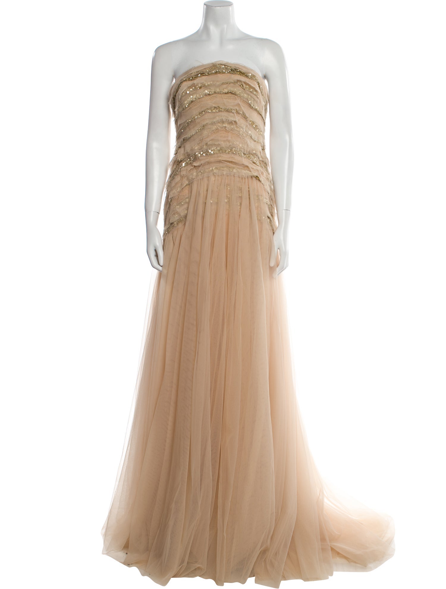 Tony Ward Silk Long Dress