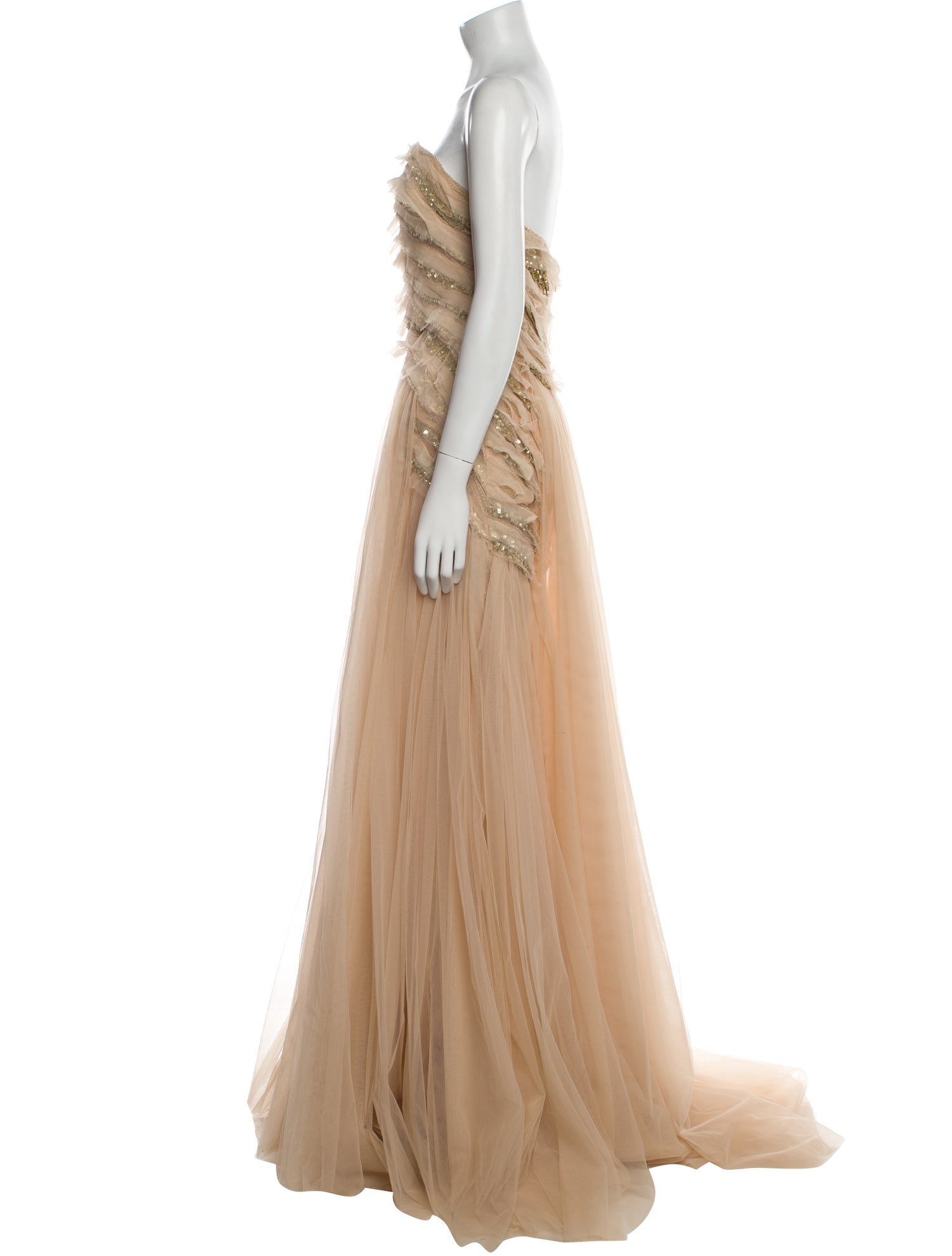 Tony Ward Silk Long Dress