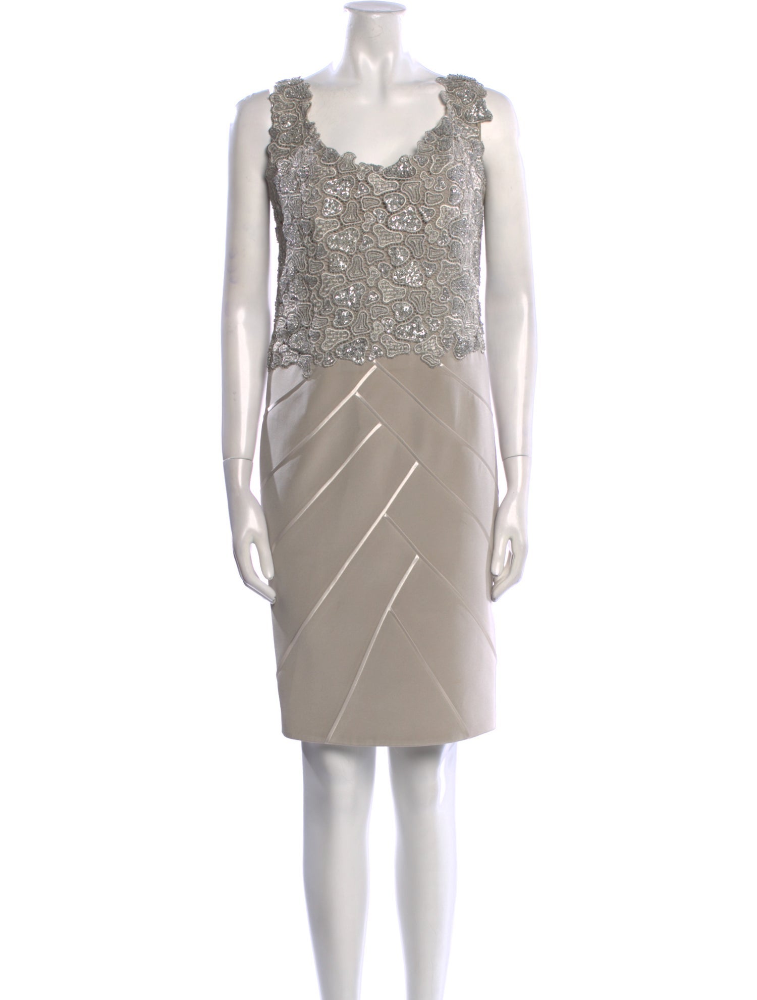 Tony Ward Silk Knee-Length Dress