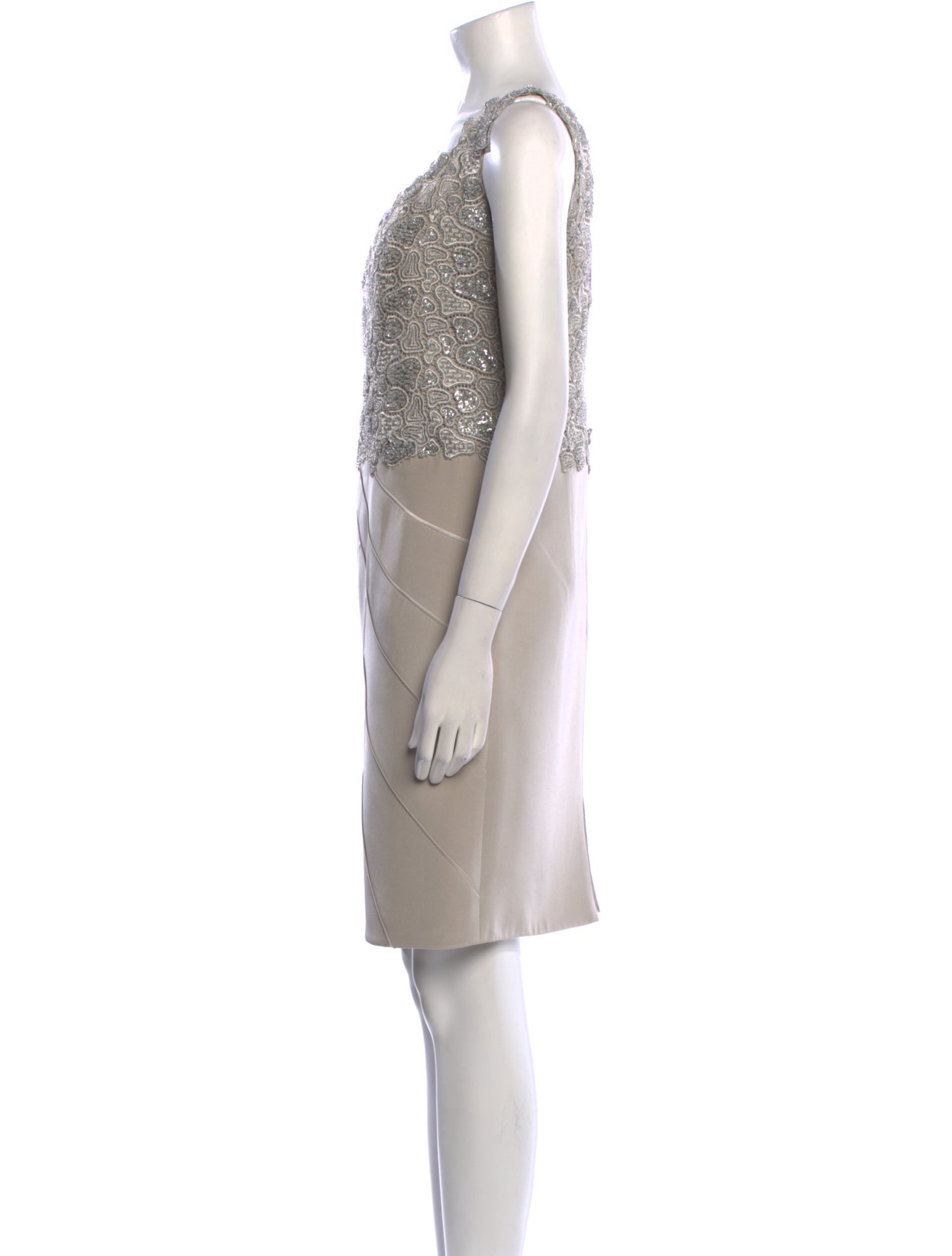 Tony Ward Silk Knee-Length Dress
