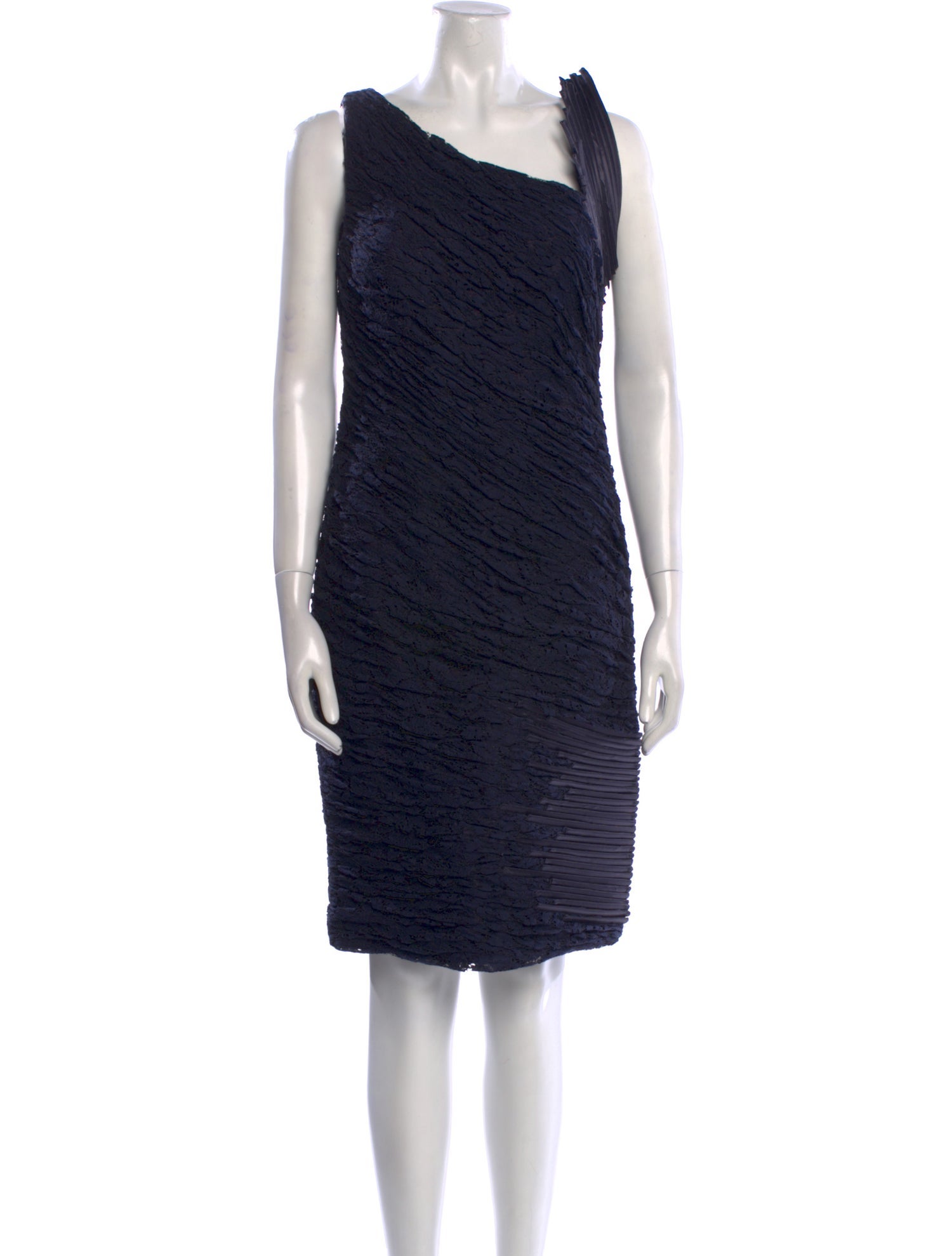 Tony Ward Lace Knee-Length Dress