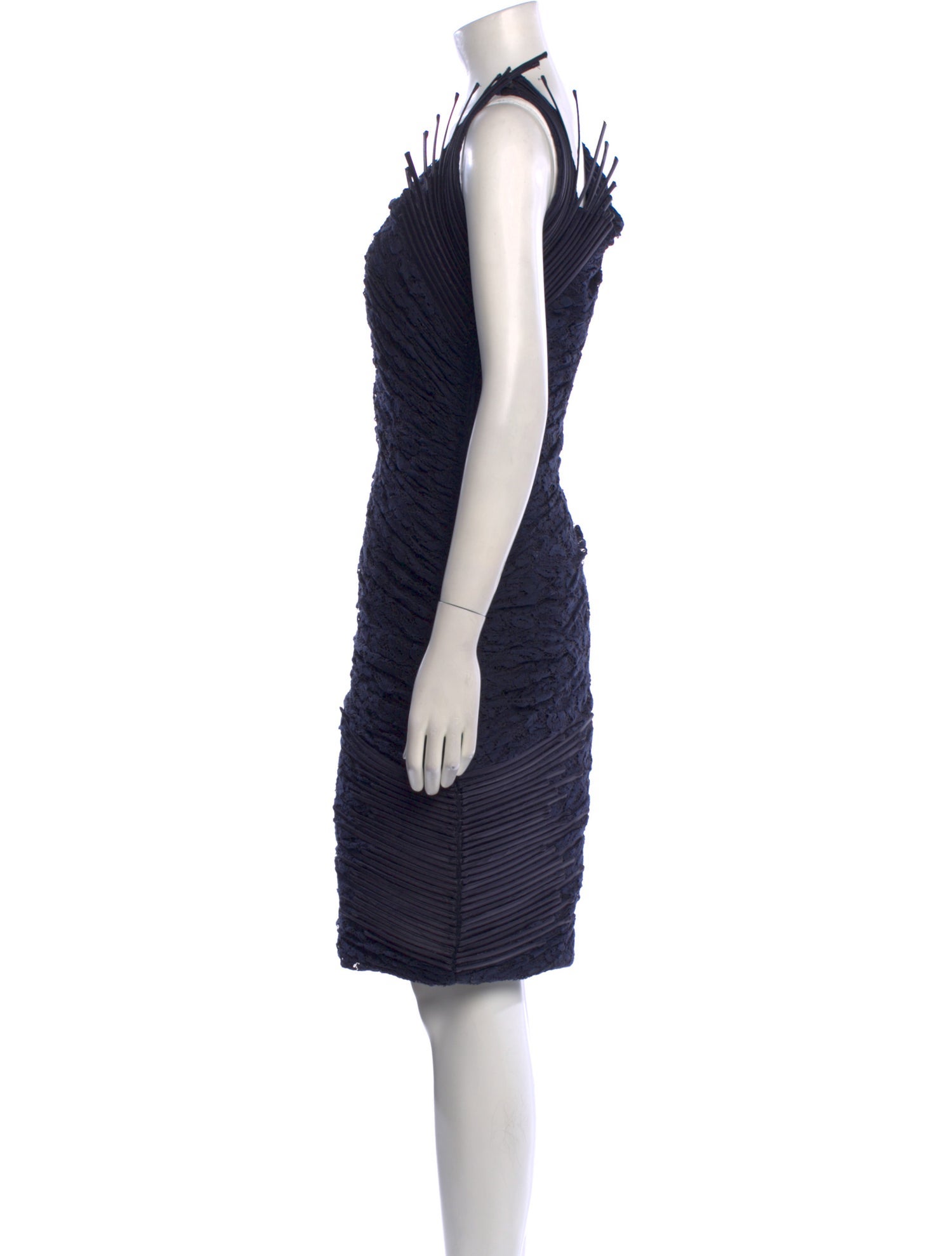 Tony Ward Lace Knee-Length Dress