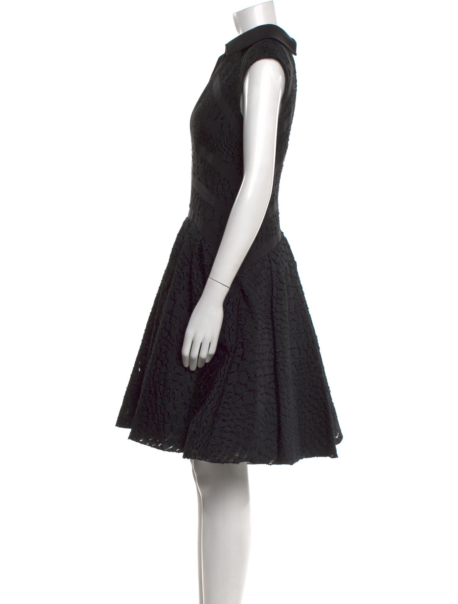 Tony Ward Printed Knee-Length Dress