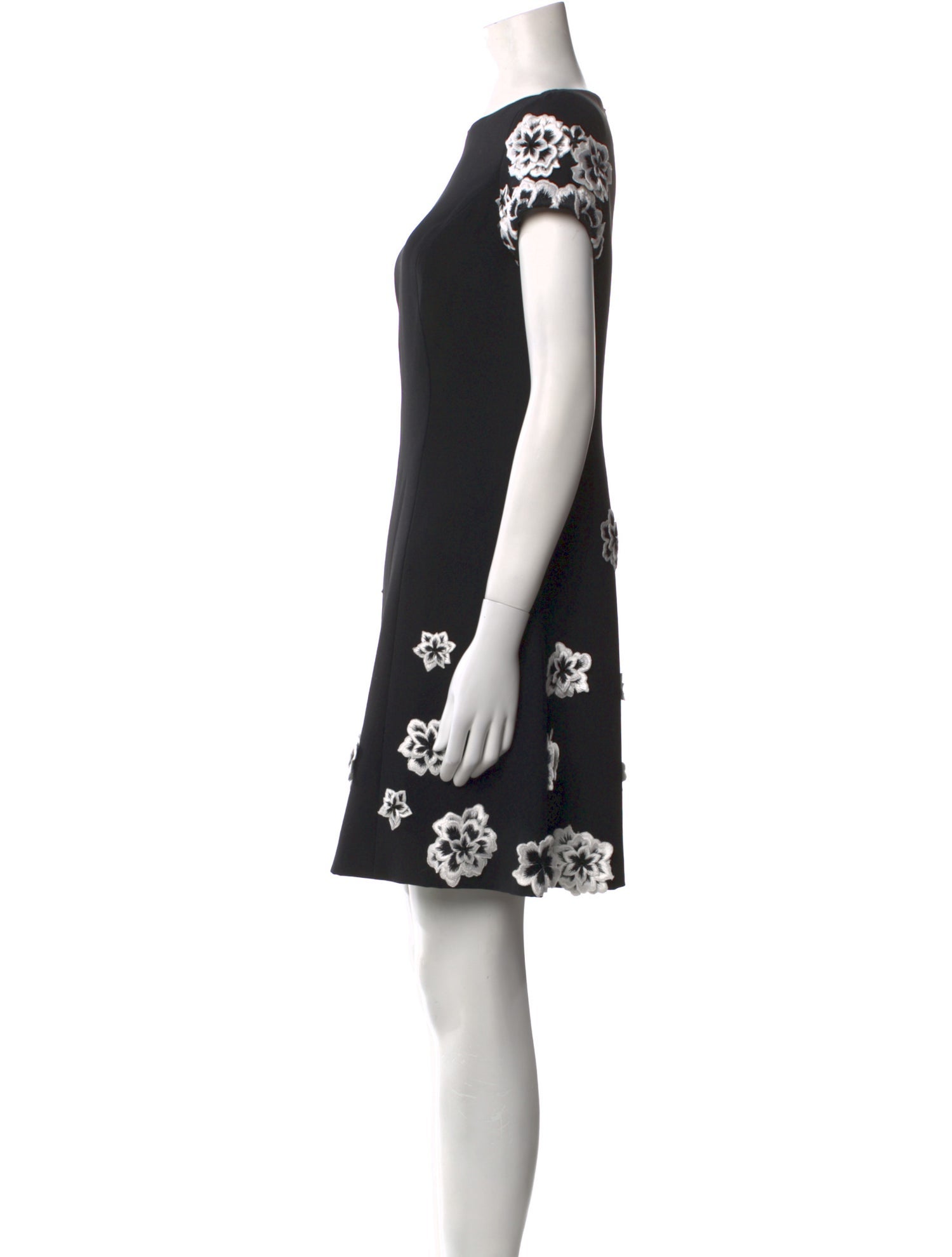 Tony Ward Floral Print Mini Dress