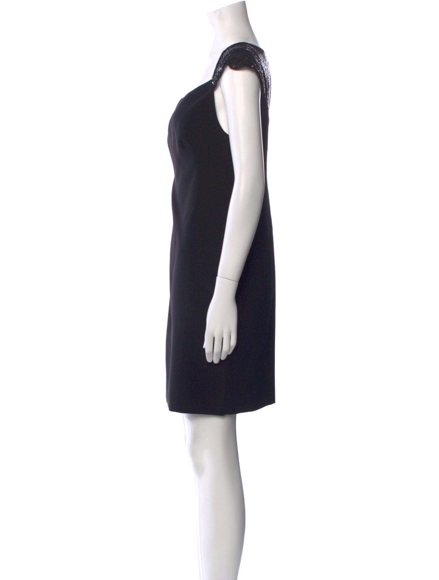 Tony Ward Square Neckline Mini Dress