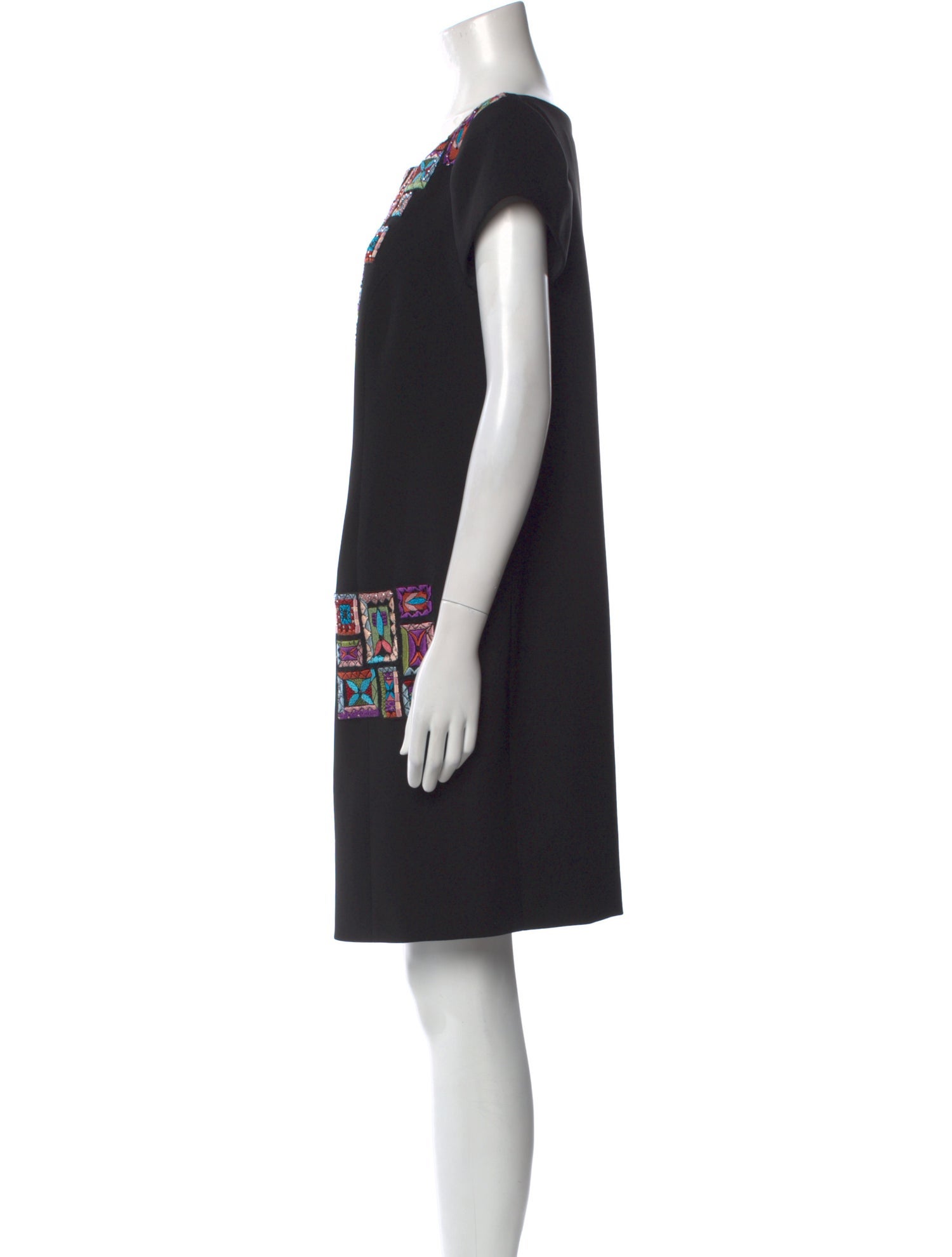 Tony Ward Graphic Print Mini Dress