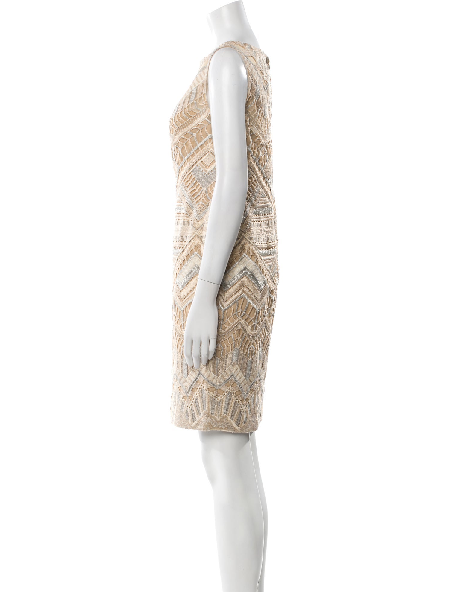 Tony Ward Printed Mini Dress