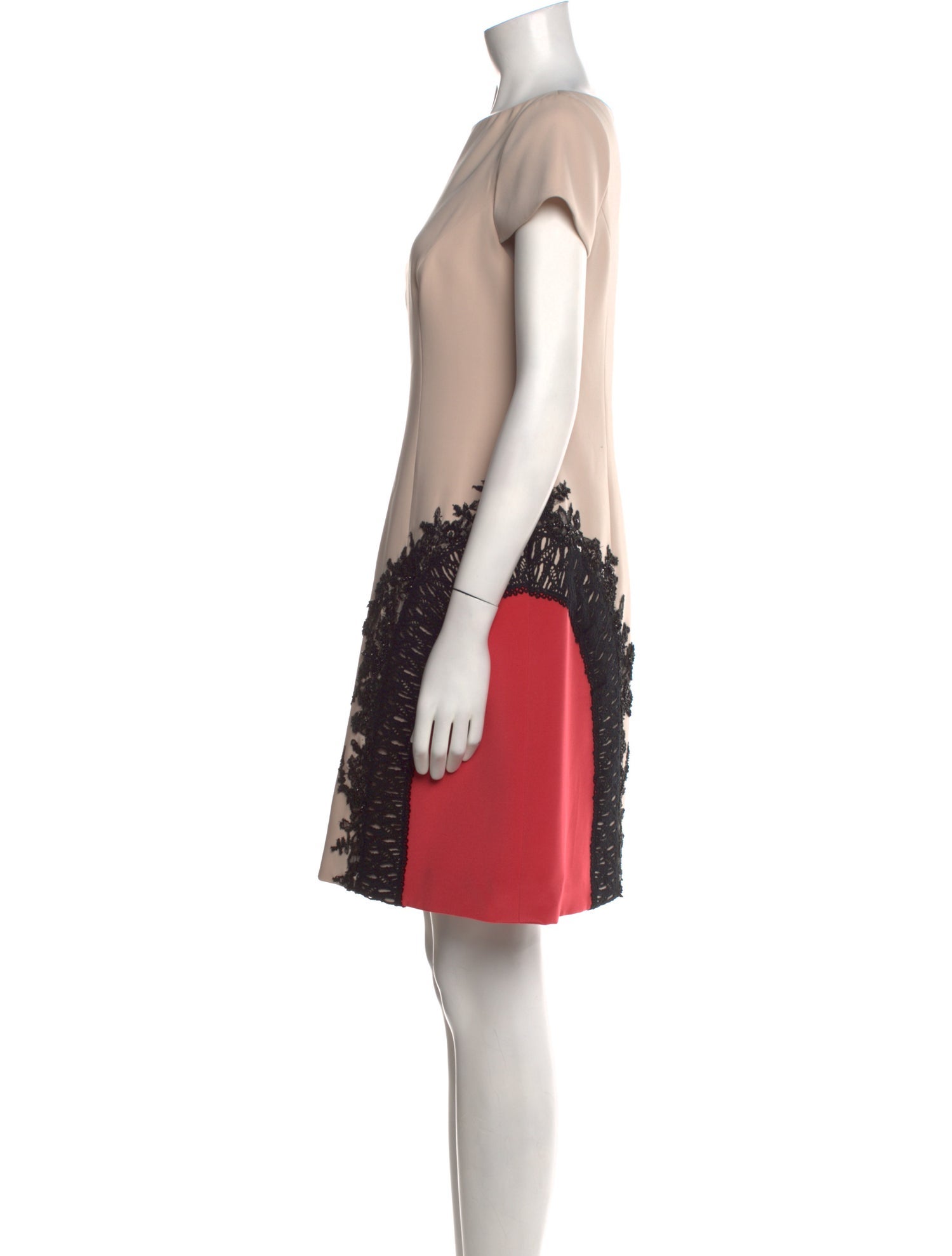 Tony Ward Printed Mini Dress