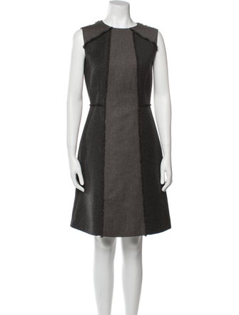 Amelia Toro Virgin Wool Knee-Length Dress