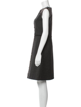 Amelia Toro Virgin Wool Knee-Length Dress