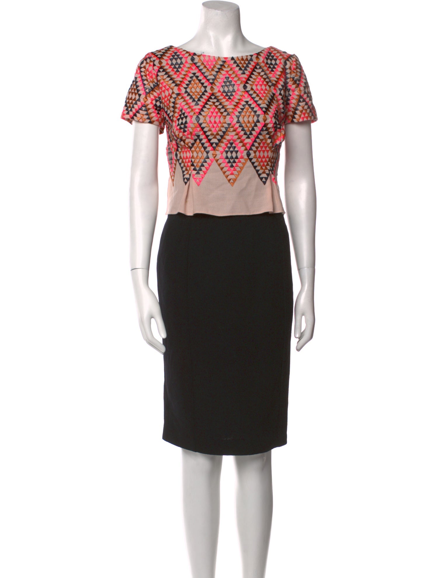 Amelia Toro Wool Knee-Length Dress