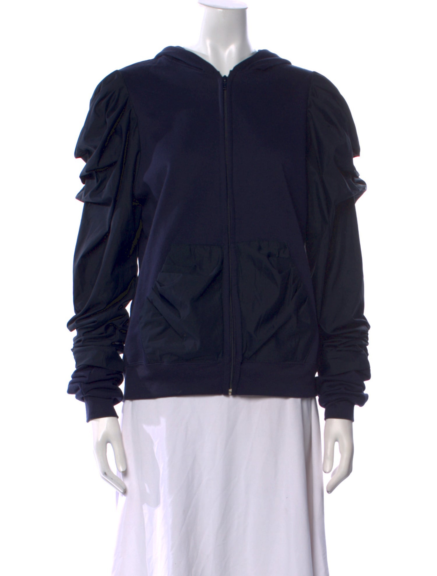 Amelia Toro Tie Neck Long Sleeve Sweatshirt