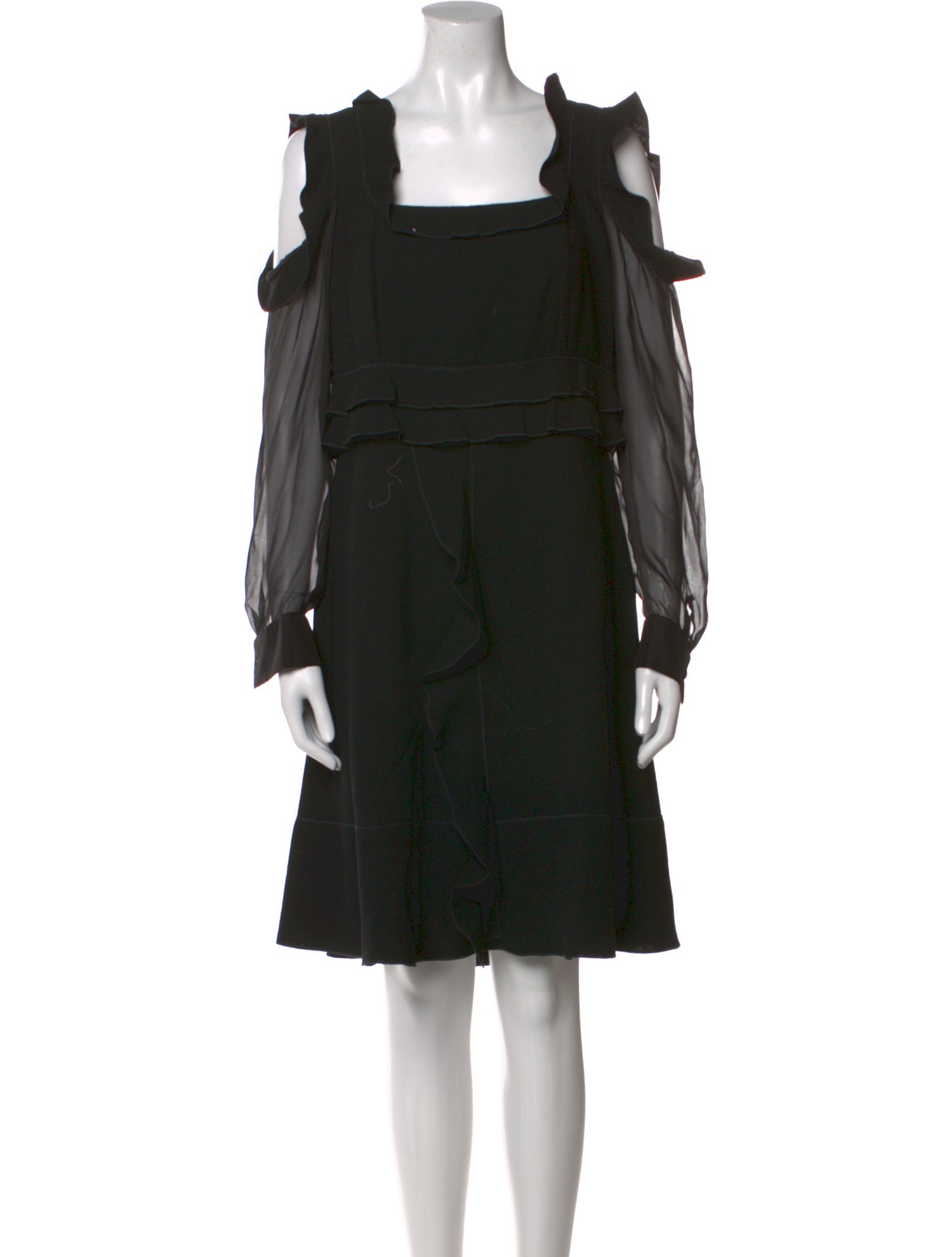 Amelia Toro Wool Knee-Length Dress