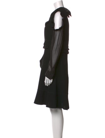Amelia Toro Wool Knee-Length Dress