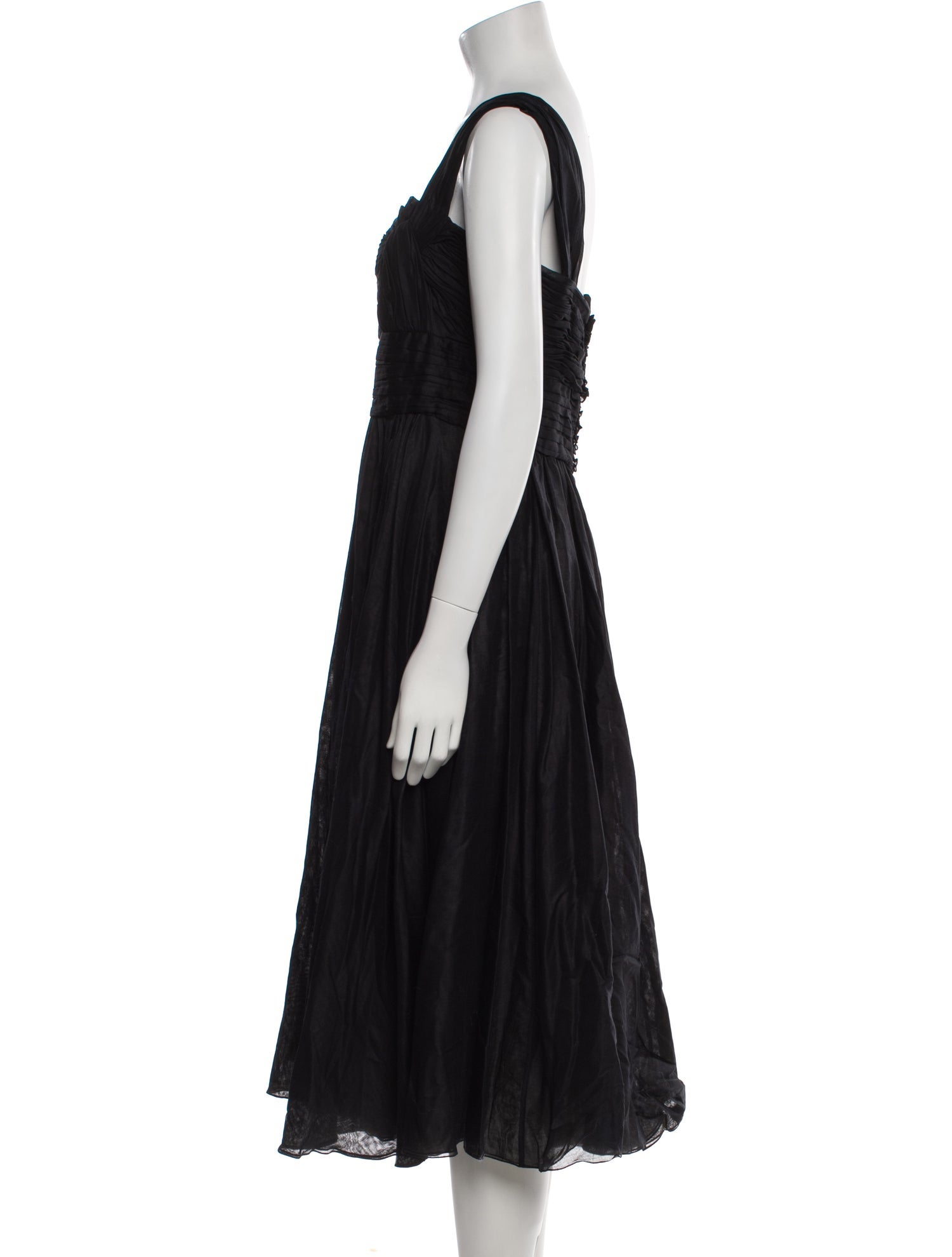 Amelia Toro Square Neckline Midi Length Dress