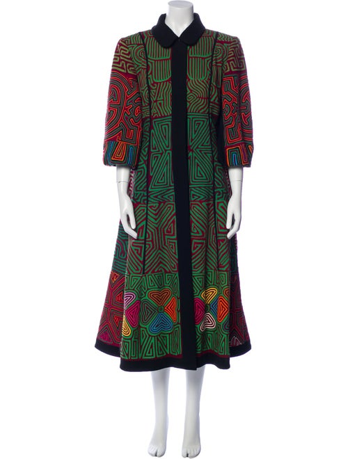Amelia Toro Wool Printed Coat