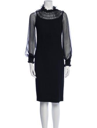 Amelia Toro Wool Midi Length Dress