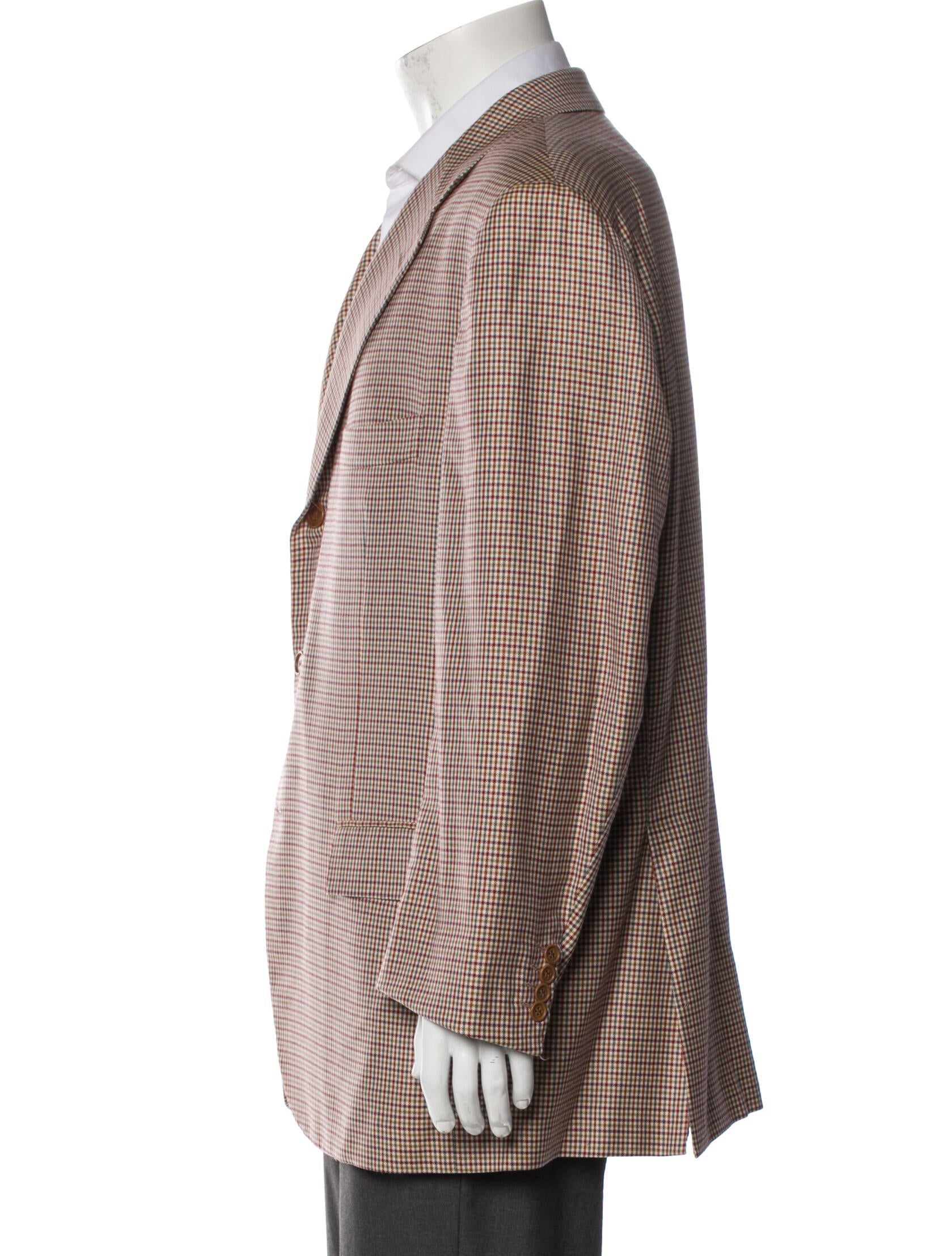 Totokaelo Plaid Print Overcoat w/ Tags